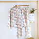 2025 New Spring and Autumn Women's Pajama Set 100% Cotton Printed Polo Collar Long Sleeve Two Piece Loose Floral Home Furnishing 2025 New Spring and Autumn Women's Pajama Set 100% Cotton Printed Polo Collar Long Sleeve Two Piece Loose Floral Home Furnishing