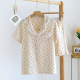 Japanese new style summer cotton short-sleeved shorts pajamas suit women double gauze cute strawberry thin home service women Japanese new style summer cotton short-sleeved shorts pajamas suit women double gauze cute strawberry thin home service women