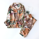 Spring / Summer New 100% viscose long-sleeved trousers ladies pajamas suit 3XL plus size long Sleepwear women's home Nightwear Spring / Summer New 100% viscose long-sleeved trousers ladies pajamas suit 3XL plus size long Sleepwear women's home Nightwear