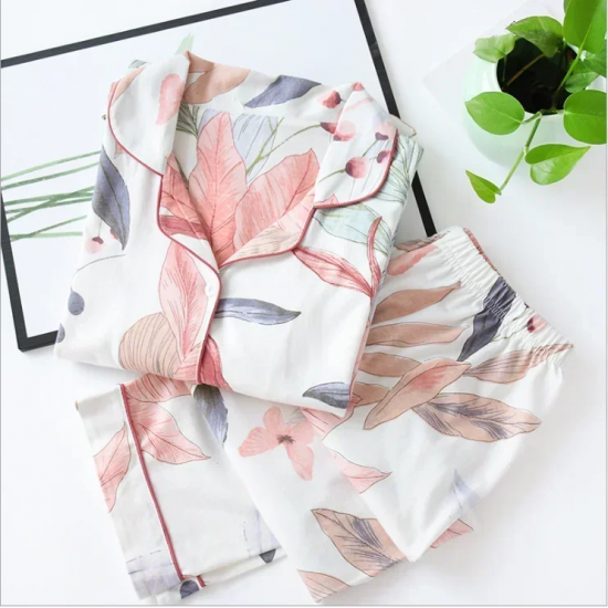 Spring / Summer New 100% viscose long-sleeved trousers ladies pajamas suit 3XL plus size long Sleepwear women's home Nightwear Spring / Summer New 100% viscose long-sleeved trousers ladies pajamas suit 3XL plus size long Sleepwear women's home Nightwear