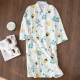Japanese-style kimono pajamas summer new 100% cotton gauze pajamas nightgown ladies SPA yukata homewear long pajamas women Japanese-style kimono pajamas summer new 100% cotton gauze pajamas nightgown ladies SPA yukata homewear long pajamas women
