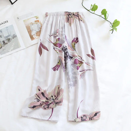 2025 new ladies summer shorts cropped pants thin section soft artificial cotton loose casual home pants can be worn outside 2025 new ladies summer shorts cropped pants thin section soft artificial cotton loose casual home pants can be worn outside