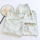 2025 New Women's Spring/Summer Pajama Set with Satin Viscous Soft 7-in-1 Sleeve and 9-in-1 Pants Two Piece Home Clothes Ladies 2025 New Women's Spring/Summer Pajama Set with Satin Viscous Soft 7-in-1 Sleeve and 9-in-1 Pants Two Piece Home Clothes Ladies